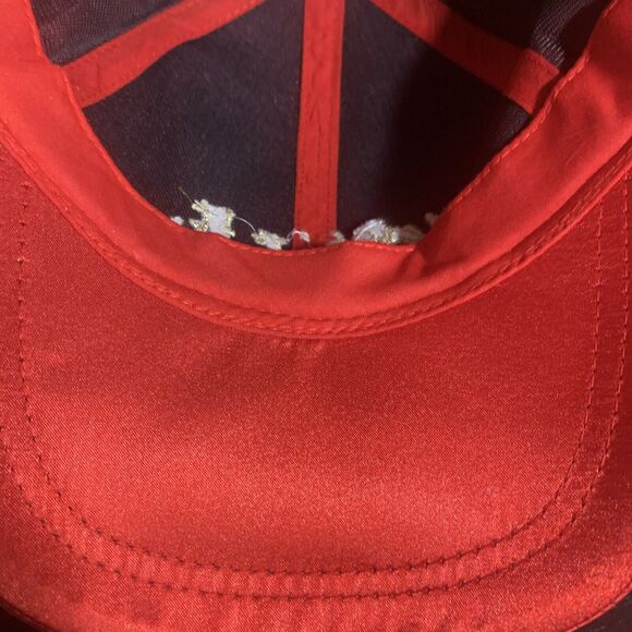 Red Satin Christmas Hat Cap Sleigh’n It Strapback "Collectioneighteen" - Picture 7 of 8